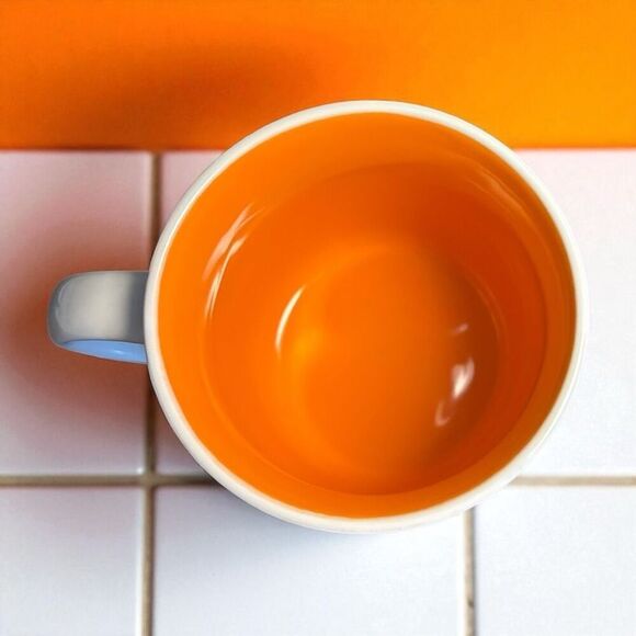 DISNEY'S MINNIE MOUSE HALLOWEEN CERAMIC COFFEE MUG -BATS & WEBS NEW - Picture 2 of 5